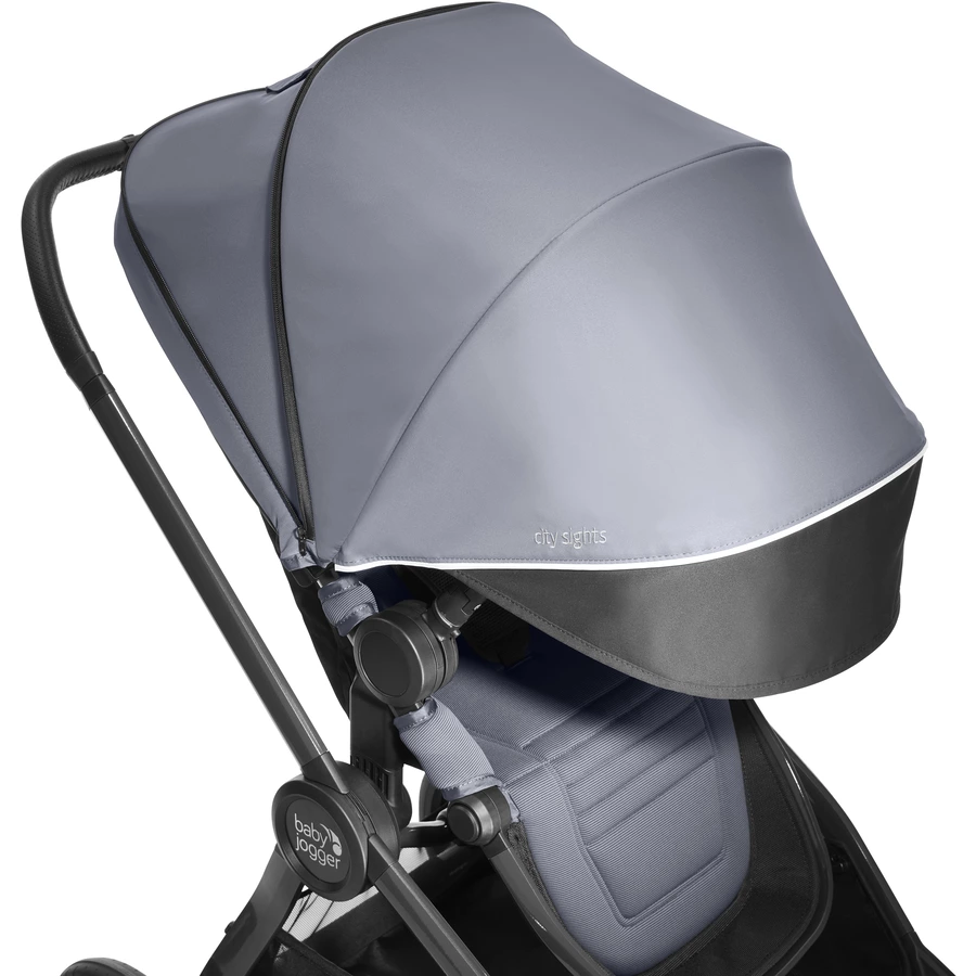 baby jogger Kinderwagen City Sights inkl. Babywanne Special Edition Commuter  Rahmen Charcoal inkl. Wetterschutz