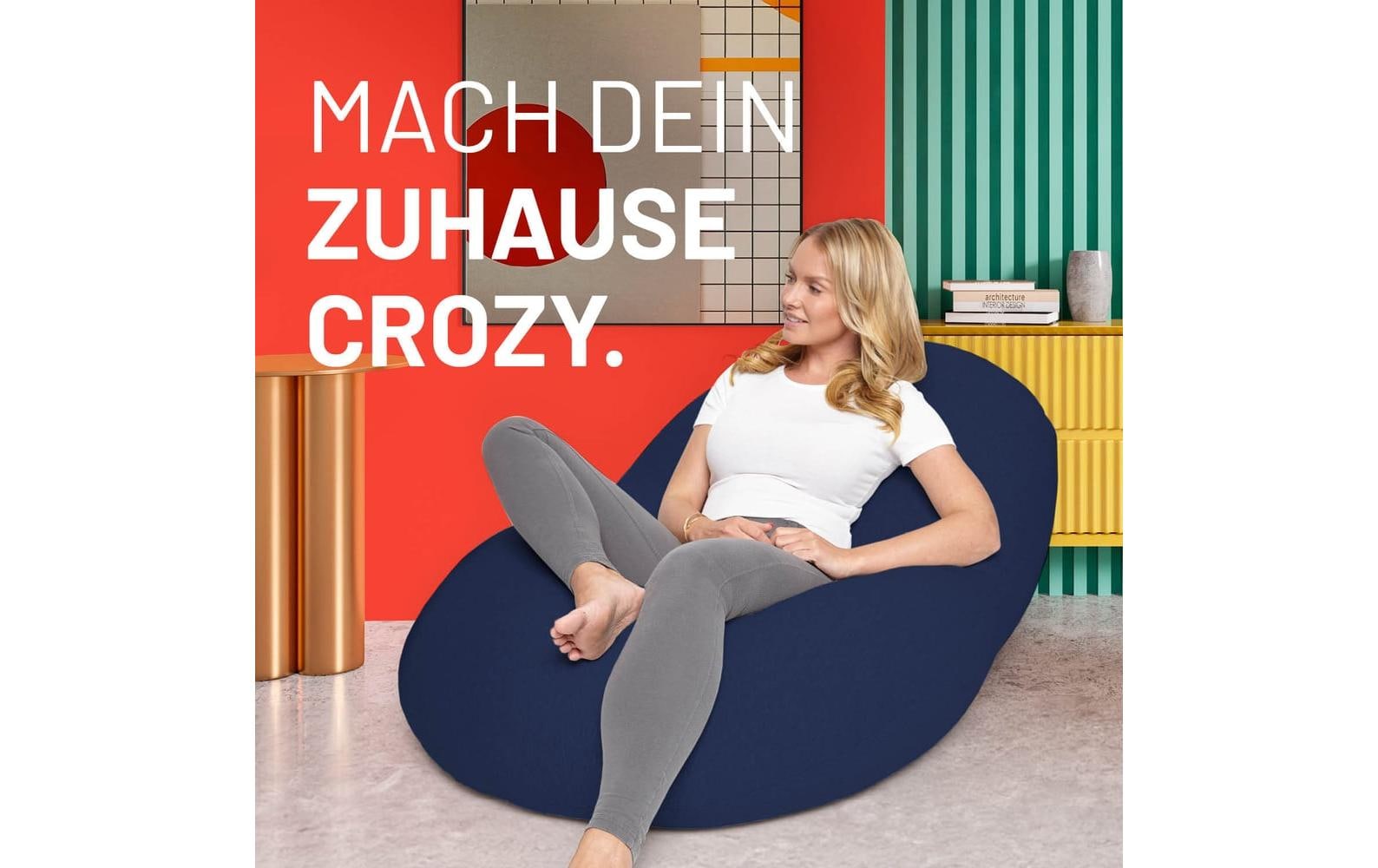 Sitzsack Flexi Comfort 380 L, Nachtblau<br>2-in-1 Sitzsack