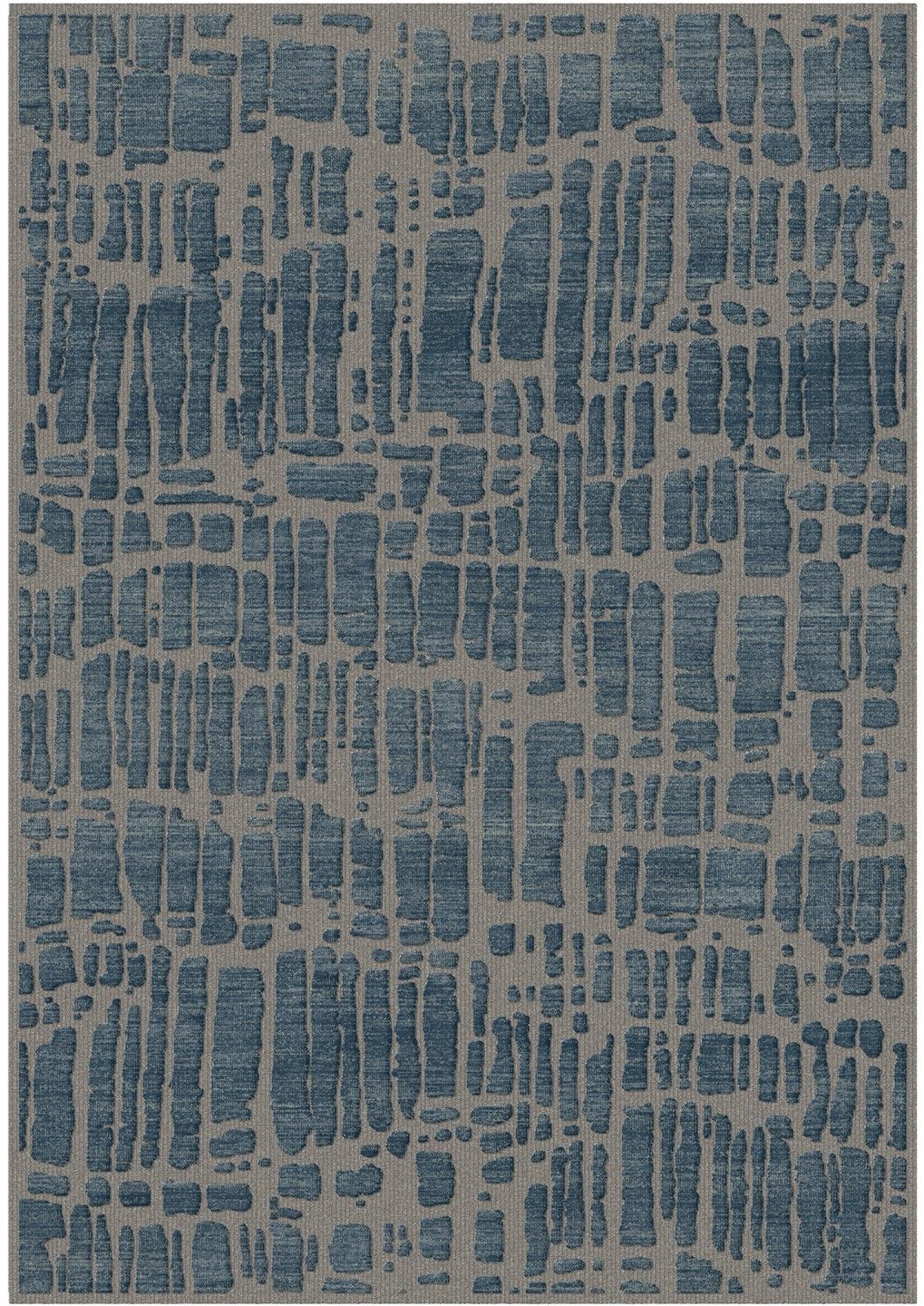 Vloerkleed 1018 Grey Navy Graphix  | Brinker