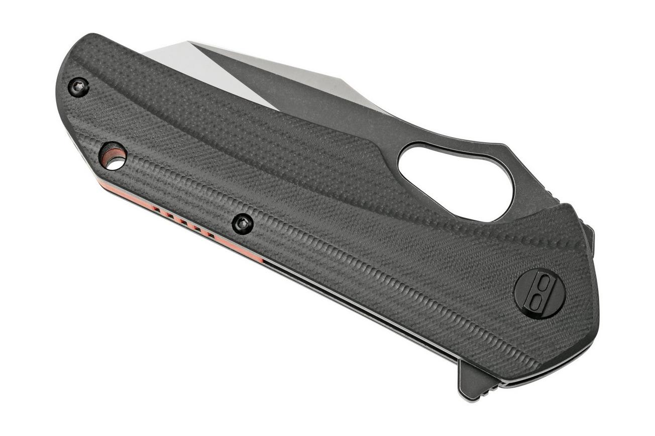 Bestech Operator BG36A Black G10, Two Tone Black zakmes