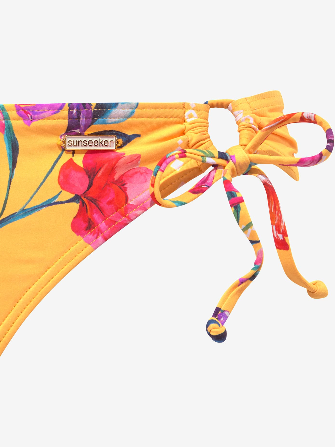 Bas de maillot de bain imprimé floral moderne