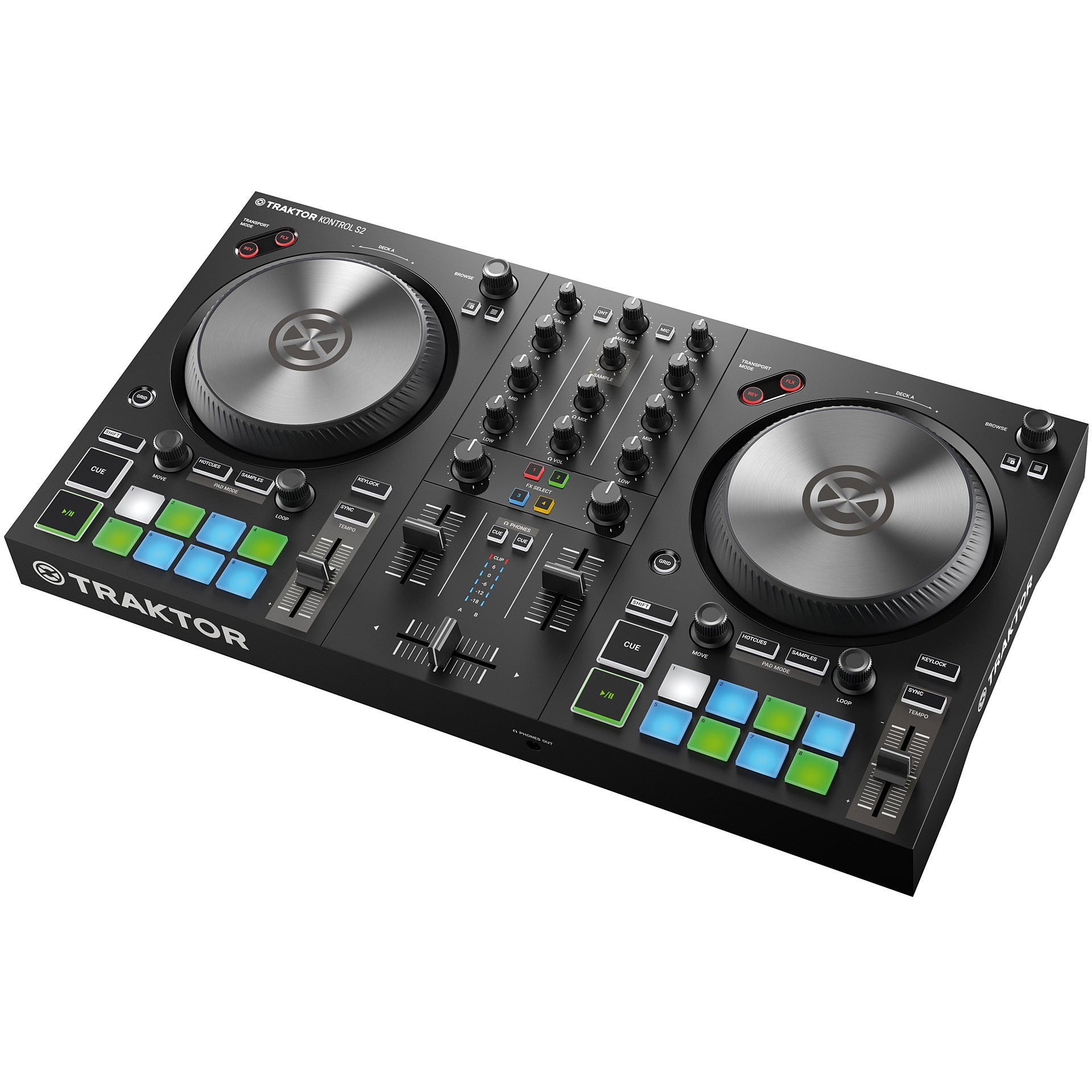 Native Instruments Traktor Kontrol S2 MK3 DJ-starterset met koptelefoon & speakers