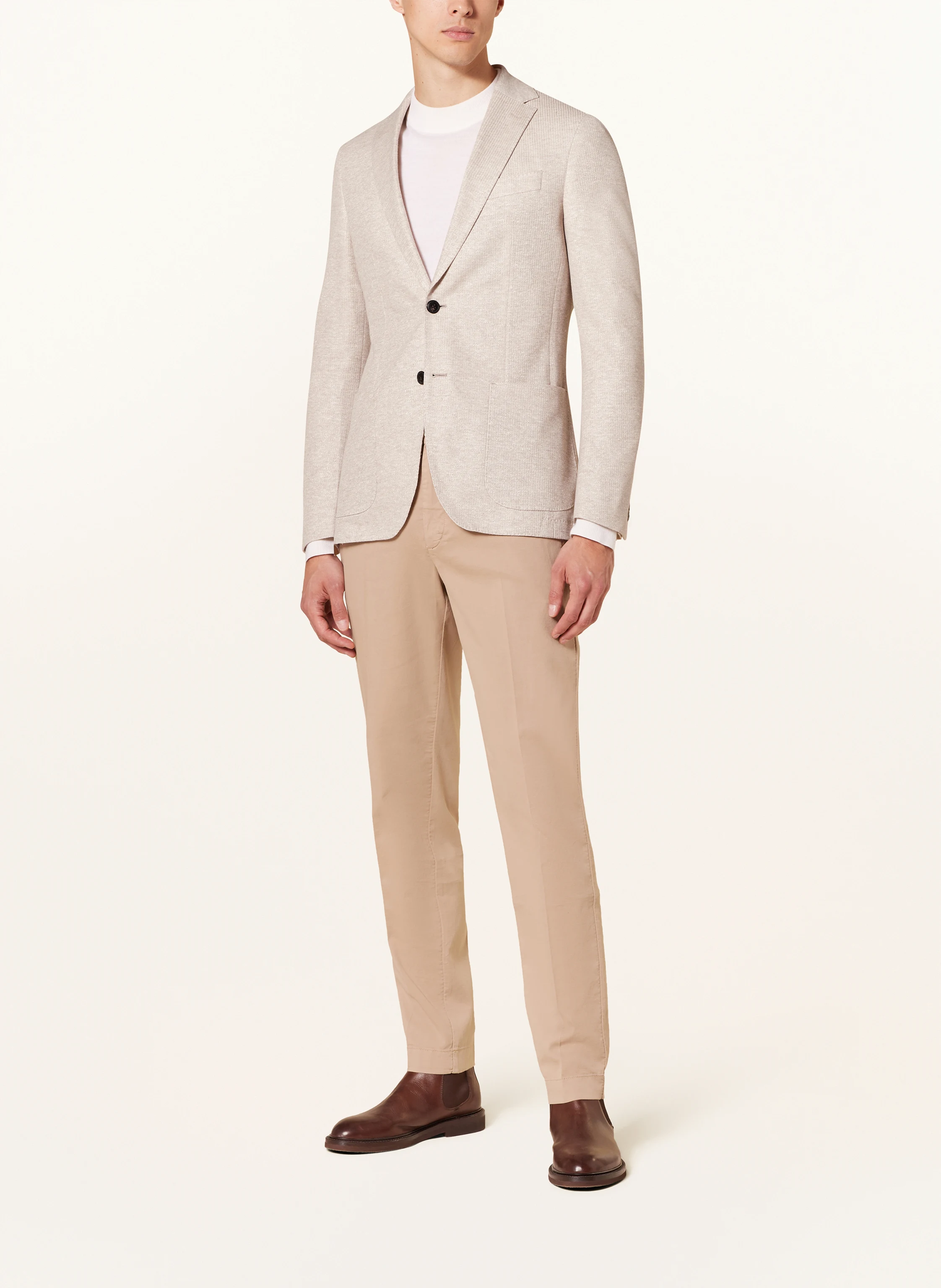 HACKETT LONDON Jerseysakko Extra Slim Fit mit Leinen