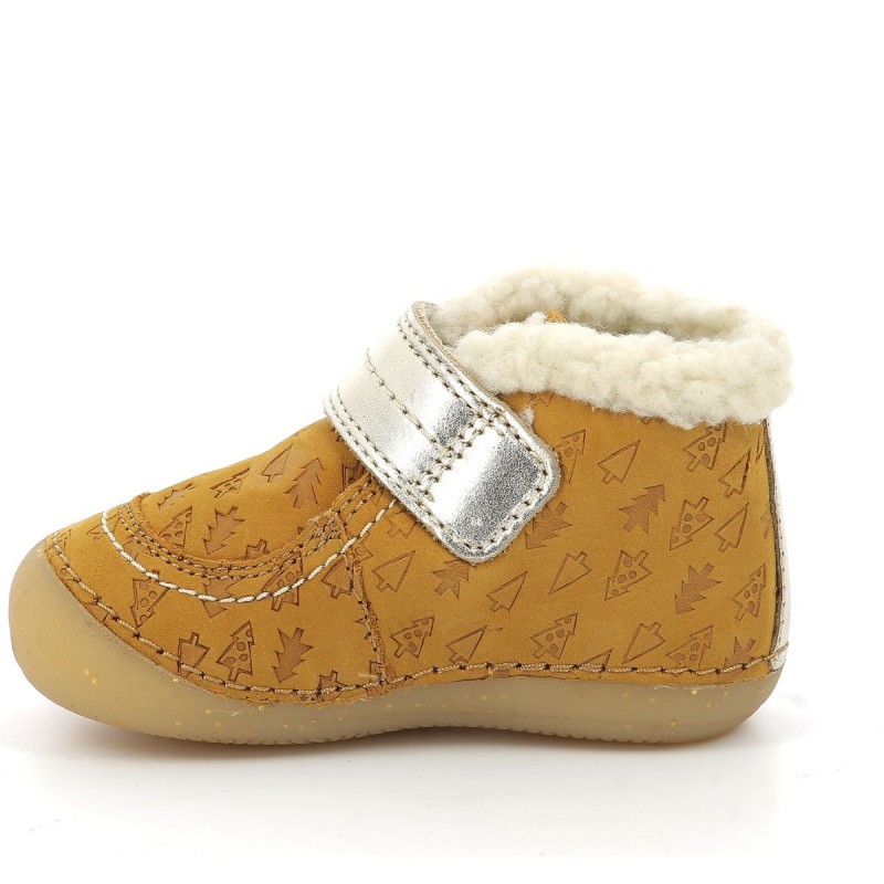Kickers Kickers So Schuss Fourrées Jaune