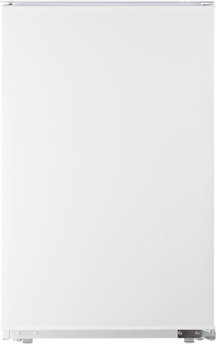 Respekta Einbaukühlschrank mit Gefrierfach 88 cm / 116 L Nutzinhalt/Wechselbarer Türanschlag/Automatische Abschaltung des Kühlteils/Kühl-Gefrierkombination ‎KS88.4-11 / Max. 39 dB/in weiß