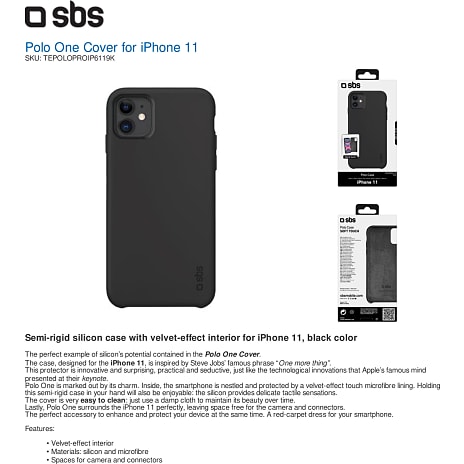 SBS iPhone 11 cover - sort