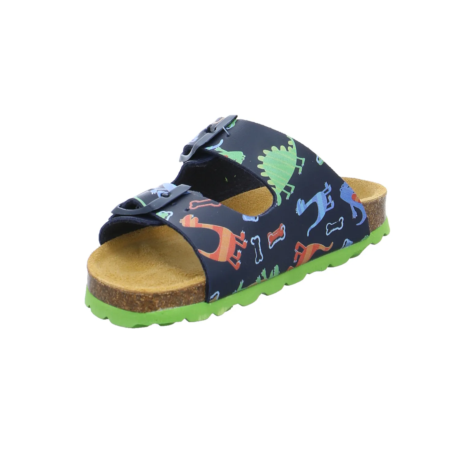 BIOLife Kinder-Pantolette Blau Lederimitat  Unisex