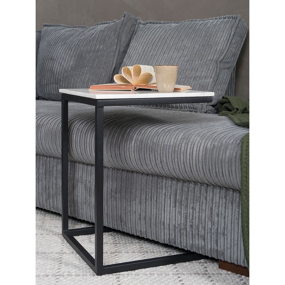Laptoptafel Mitch Wit/Zwart