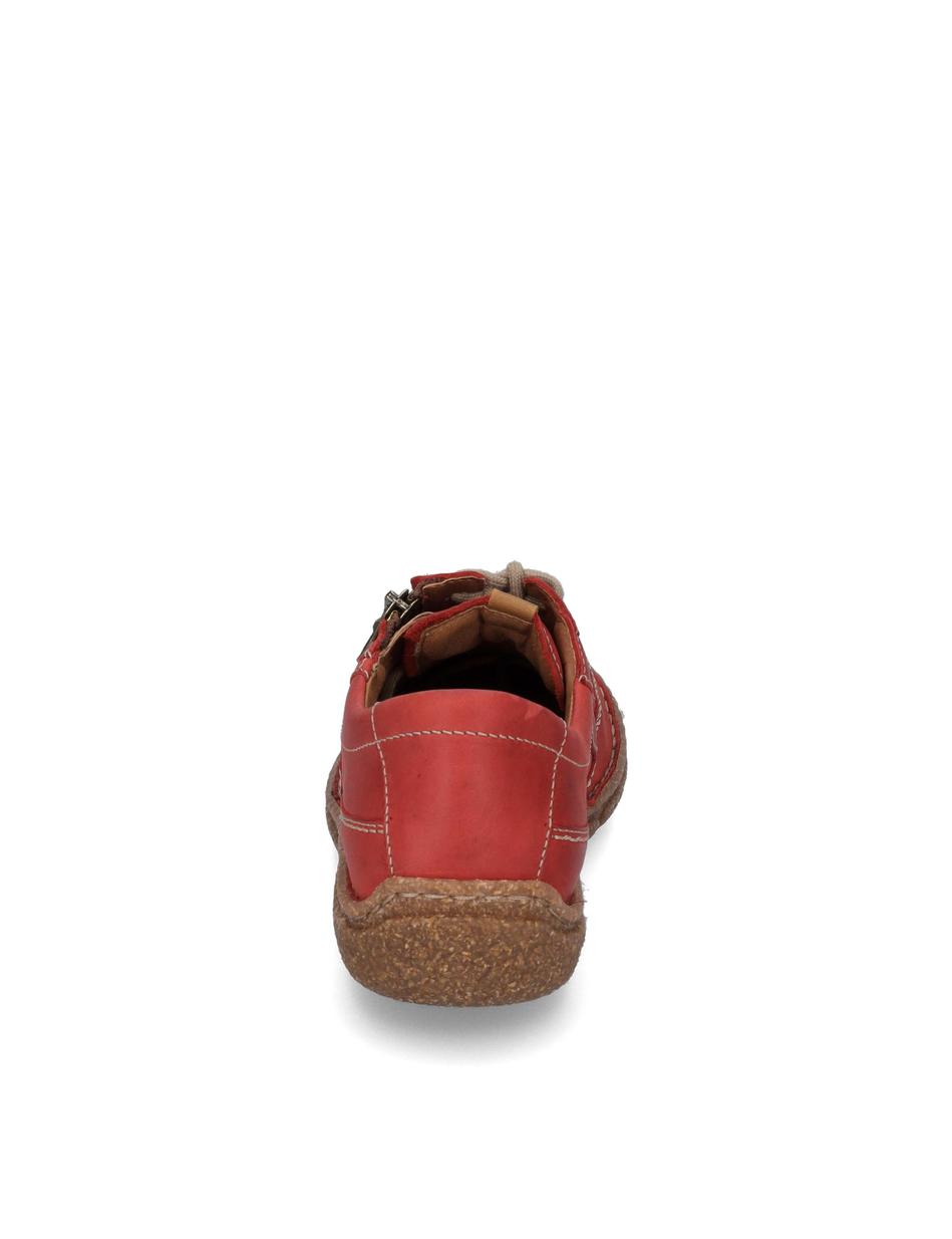 Halbschuh Neele 54, rot-kombi