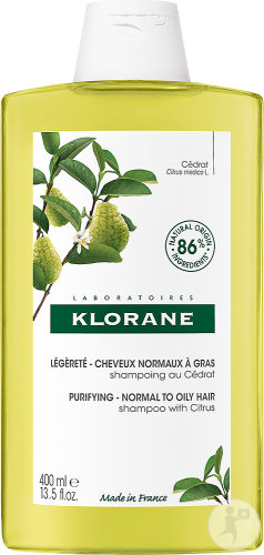 Klorane Cédrat Shampoing Vitalité Enegie & Légèreté Tous Types De Cheveux 400ml