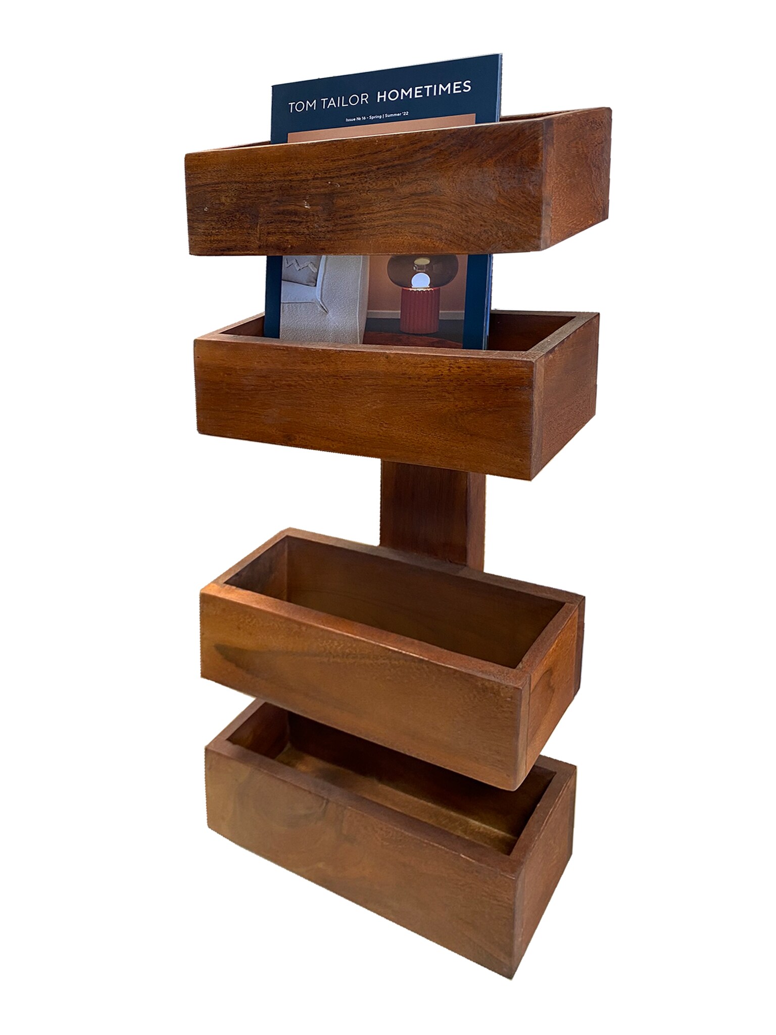 Wandregal Massivholz Bücherregal Holz Regal