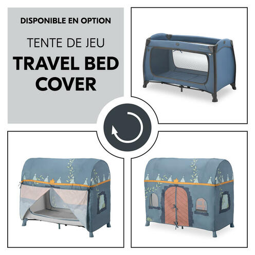 Lit parapluie Play N Relax center - Bleu - HAUCK