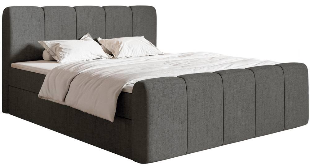 NADUVI Collection Boxspring Chloe 180x200 chenille met opbergruimte