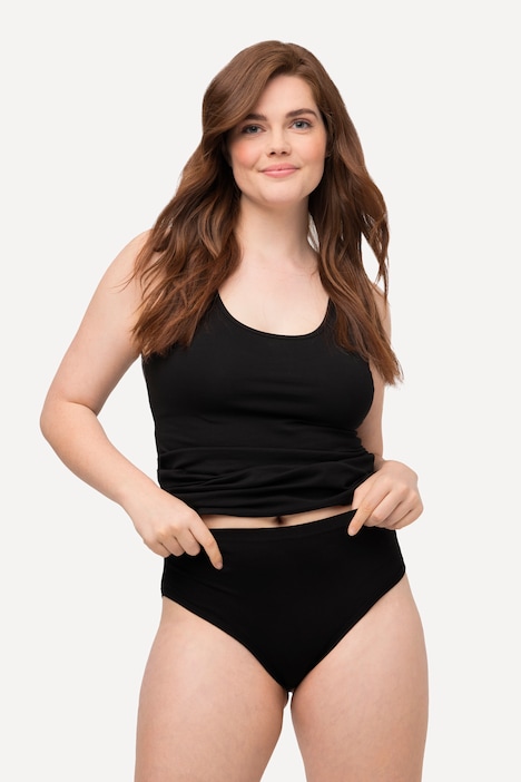 Slips, 2er-Pack, uni, Biobaumwolle