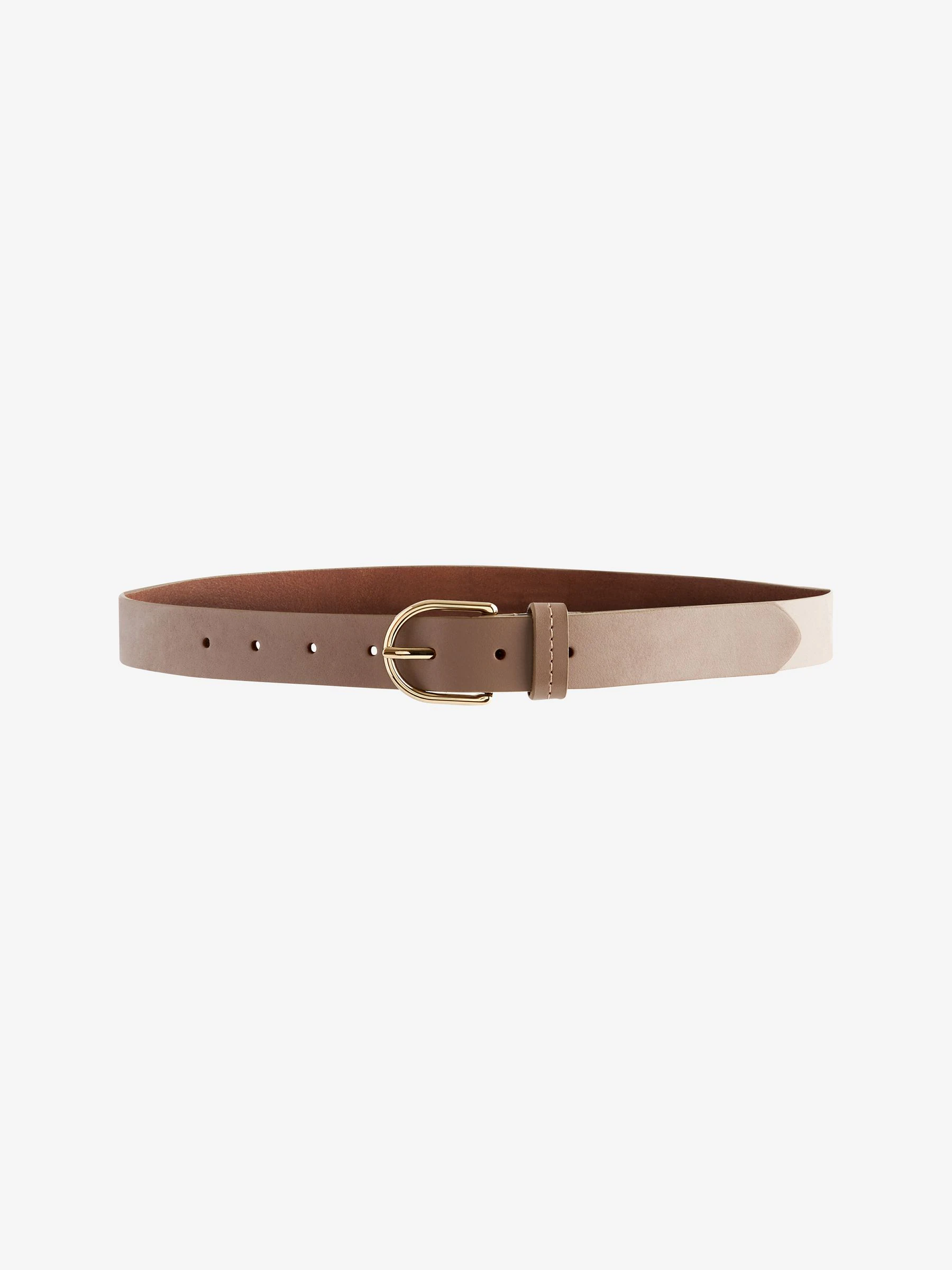 Taupe bruin - Standaard leren riem