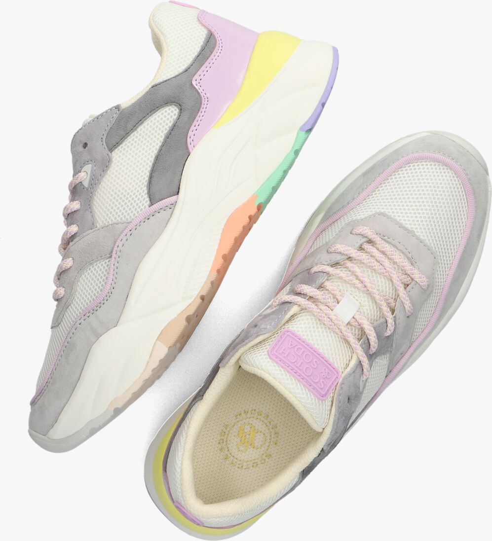 SCOTCH & SODA witte scotch & soda lage sneakers celest