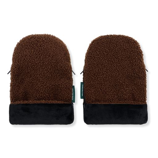 KongWalther Østerbro Barnevognshandsker, Chocolate Brown Teddy, One size