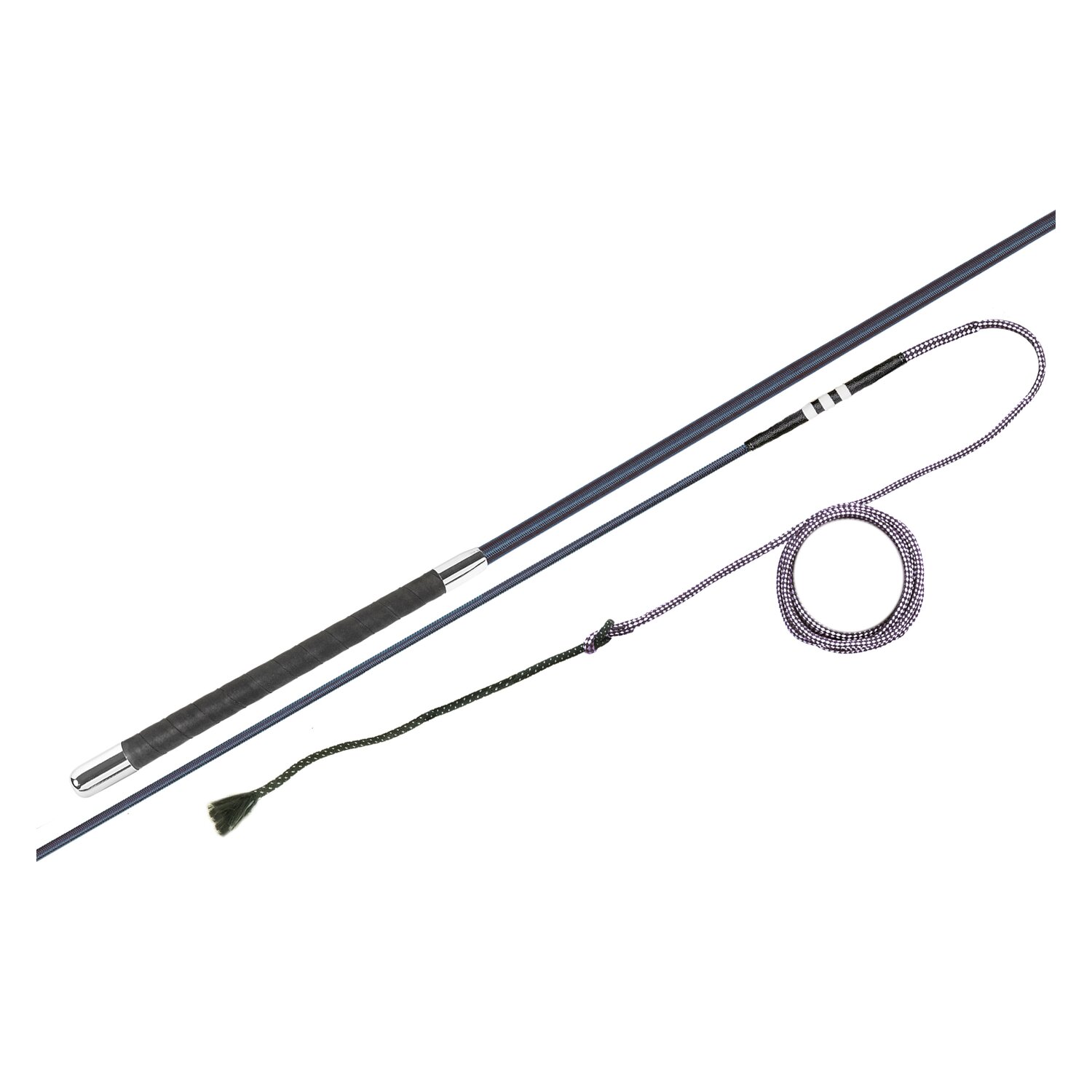 FLECK Longierpeitsche  - navy - 200 cm