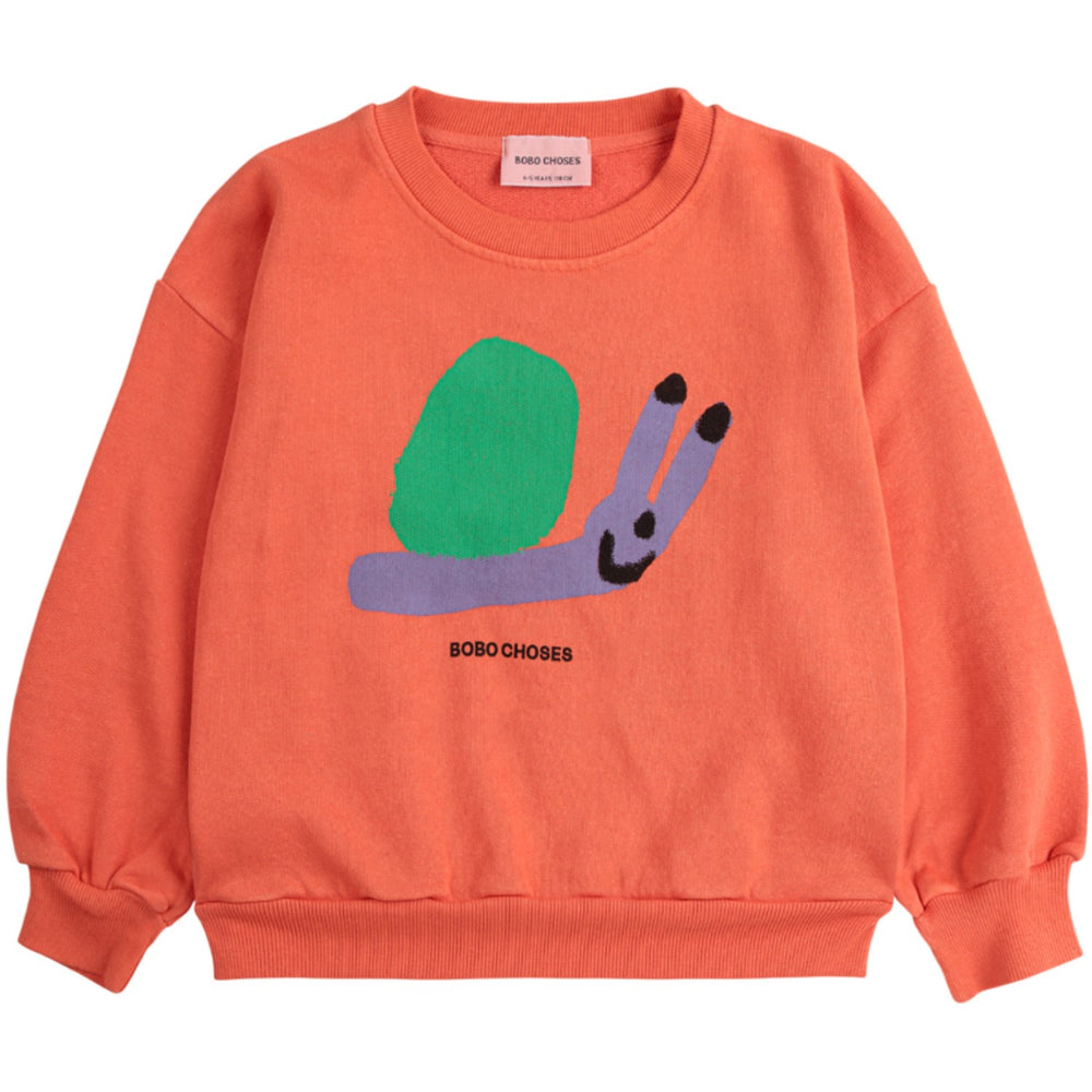 Køb Bobo Choses Red Funny Snail Sweatshirt