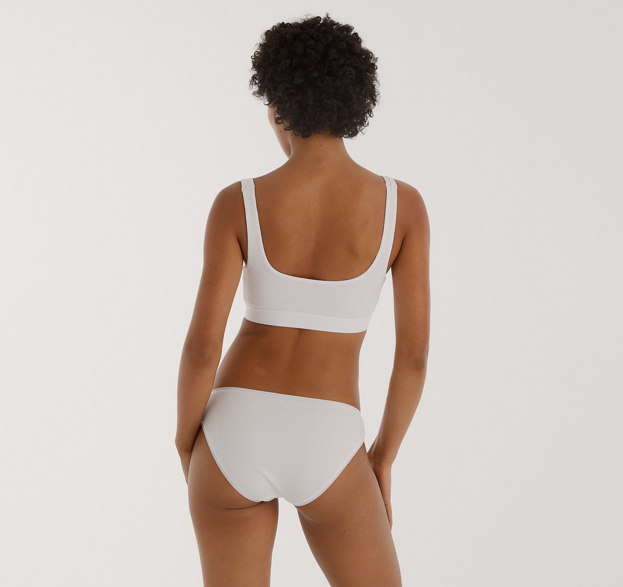 ORGANIC COTTON<br>Core Rib Tank Bralette