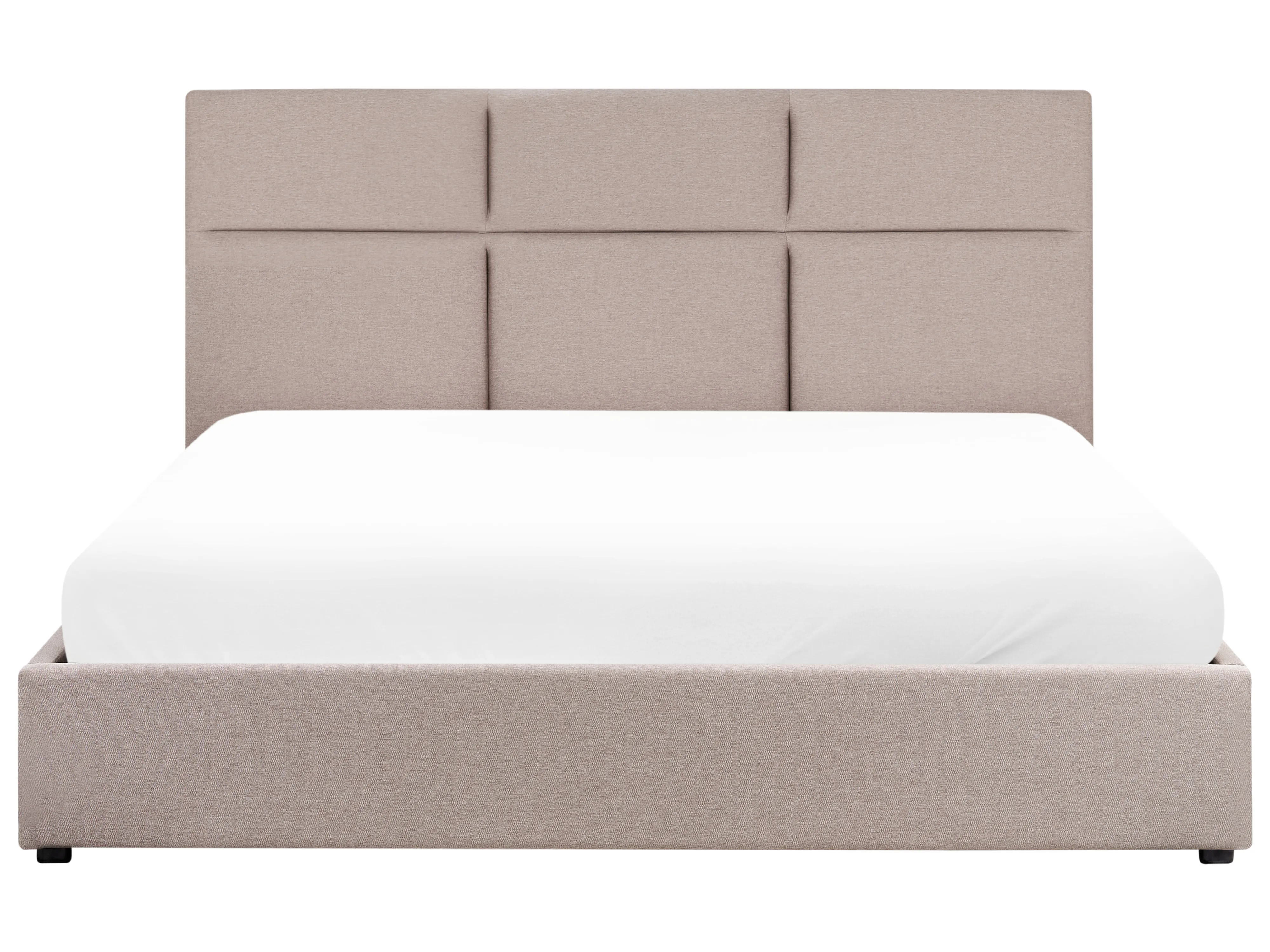 Bed met opbergruimte Stof LAGORD 180 x 200 cm Taupe