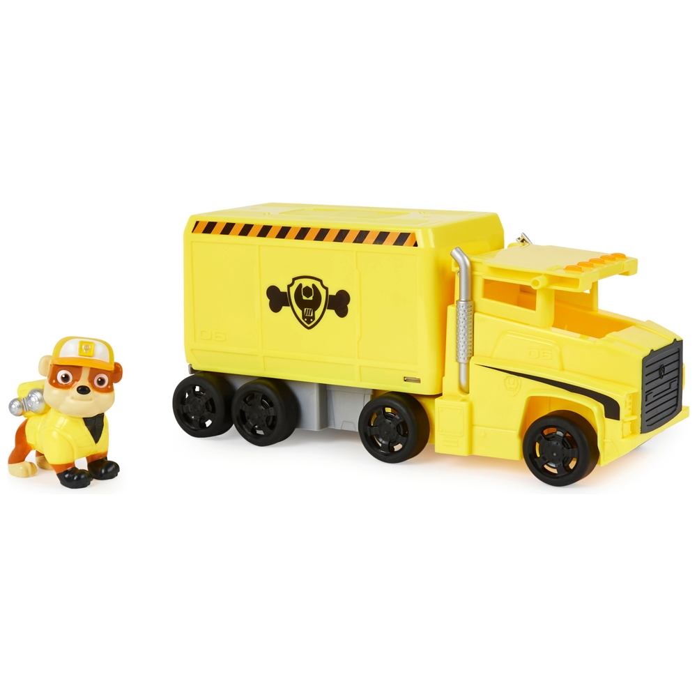 PAW Patrol Großer Truck Pup's Rubble Verwandlungs-Spielzeug-Truck