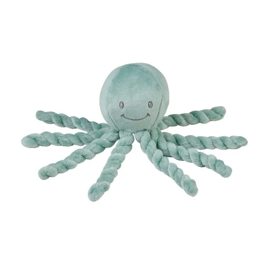 Lapidou Peluche Pieuvre   Vert de Gris        de               Nattou