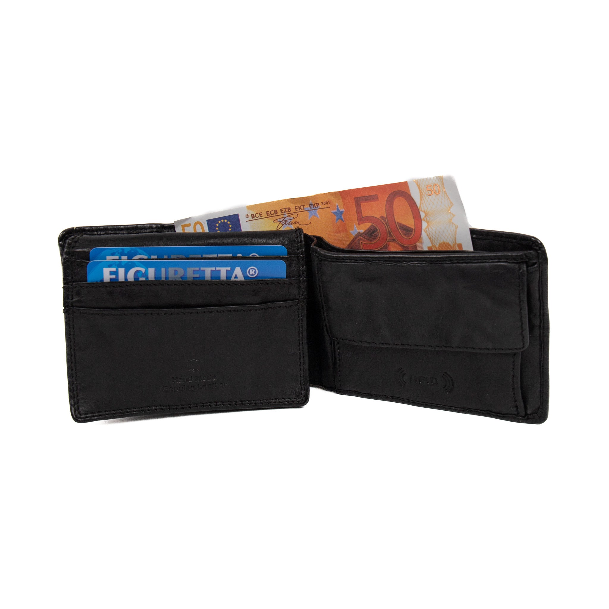Billfold 'Joep' zwart Zwart (CL)