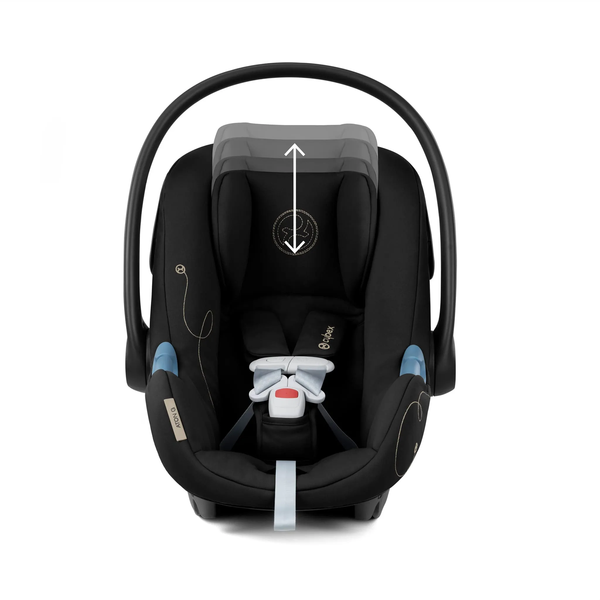 Cybex Siège d'Auto Aton G Swivel - Moon Black