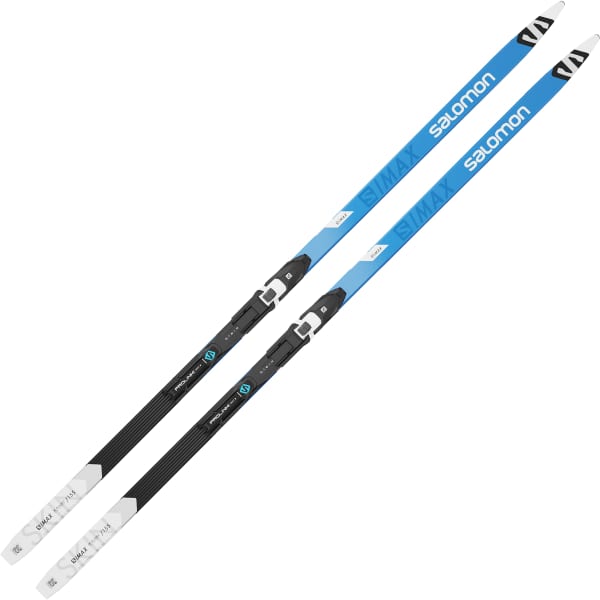 Pack ski de fond SALOMON S/MAX ESKIN JR + PROLINK SHIFT PRO CLASSIC BLUE/BLACK/WHITE