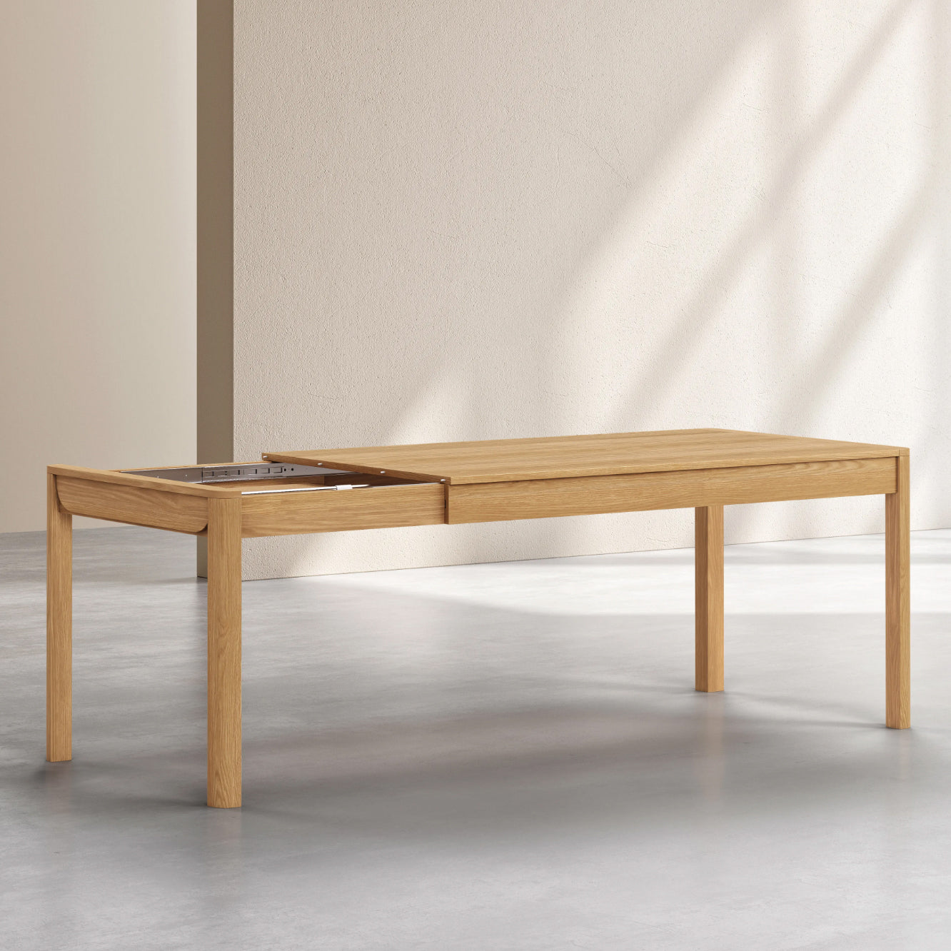 by fonQ Brikk Eettafel Uitschuifbaar - Eiken / Naturel