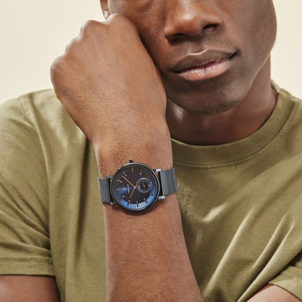 Montre Pierre Lannier Woofer Bleu