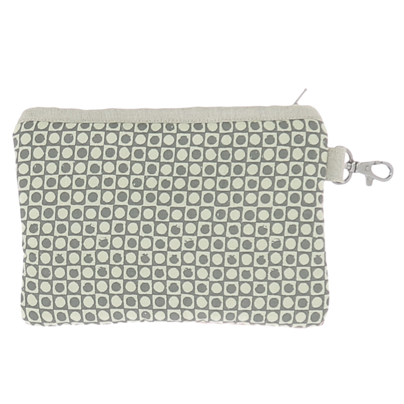 En Fil d'Indienne Trousse plate Soie blush - 20x13 cm