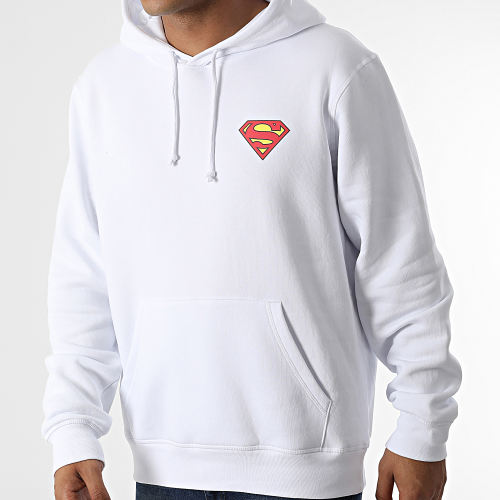 Sweat Capuche Logo Blanc