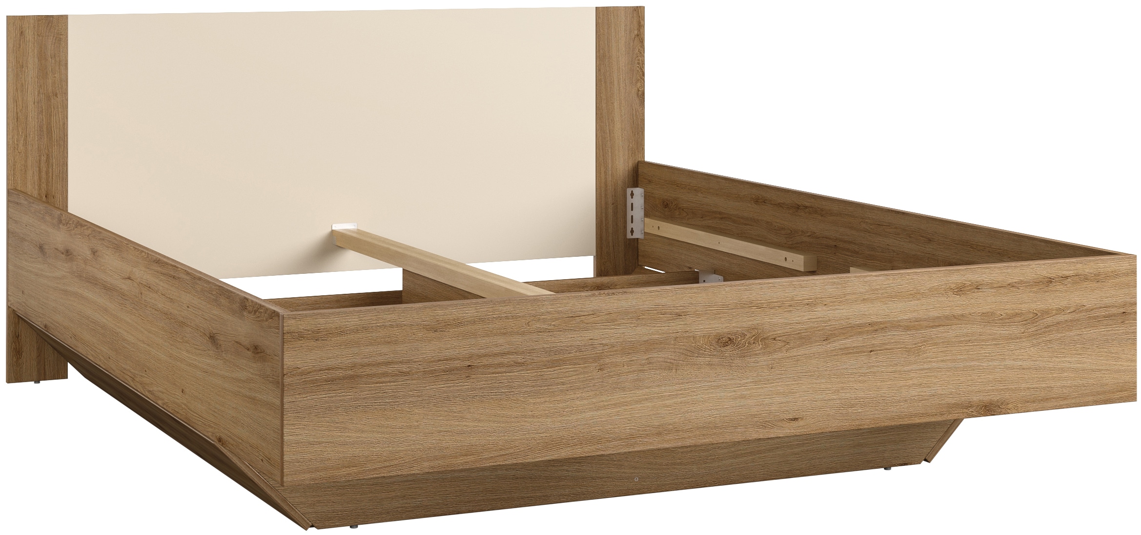 Home affaire Bettgestell »Bitry, Breite 160 bzw. 180 cm, moderner Bettrahmen« Doppelbett in zwei Grössen