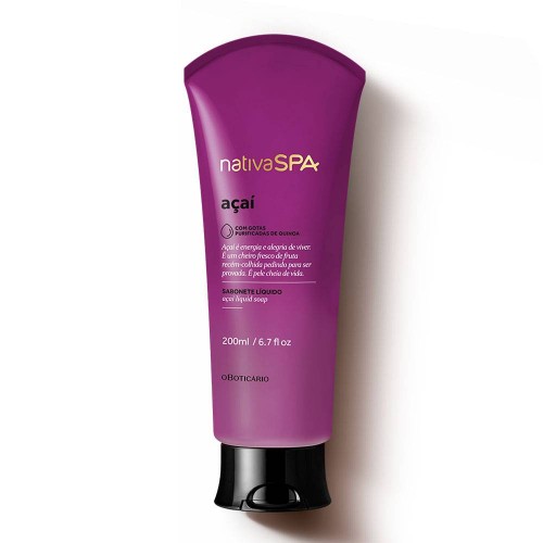 O Boticário Nativa SPA Sabonete Líquido Açai 200ml