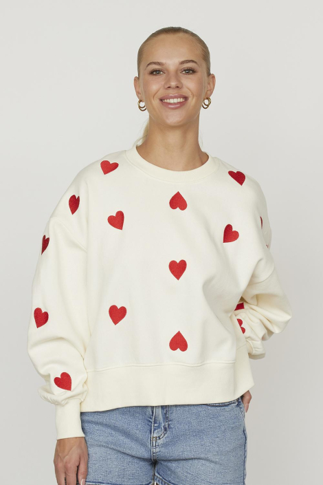 SisterS point beige dames sweater