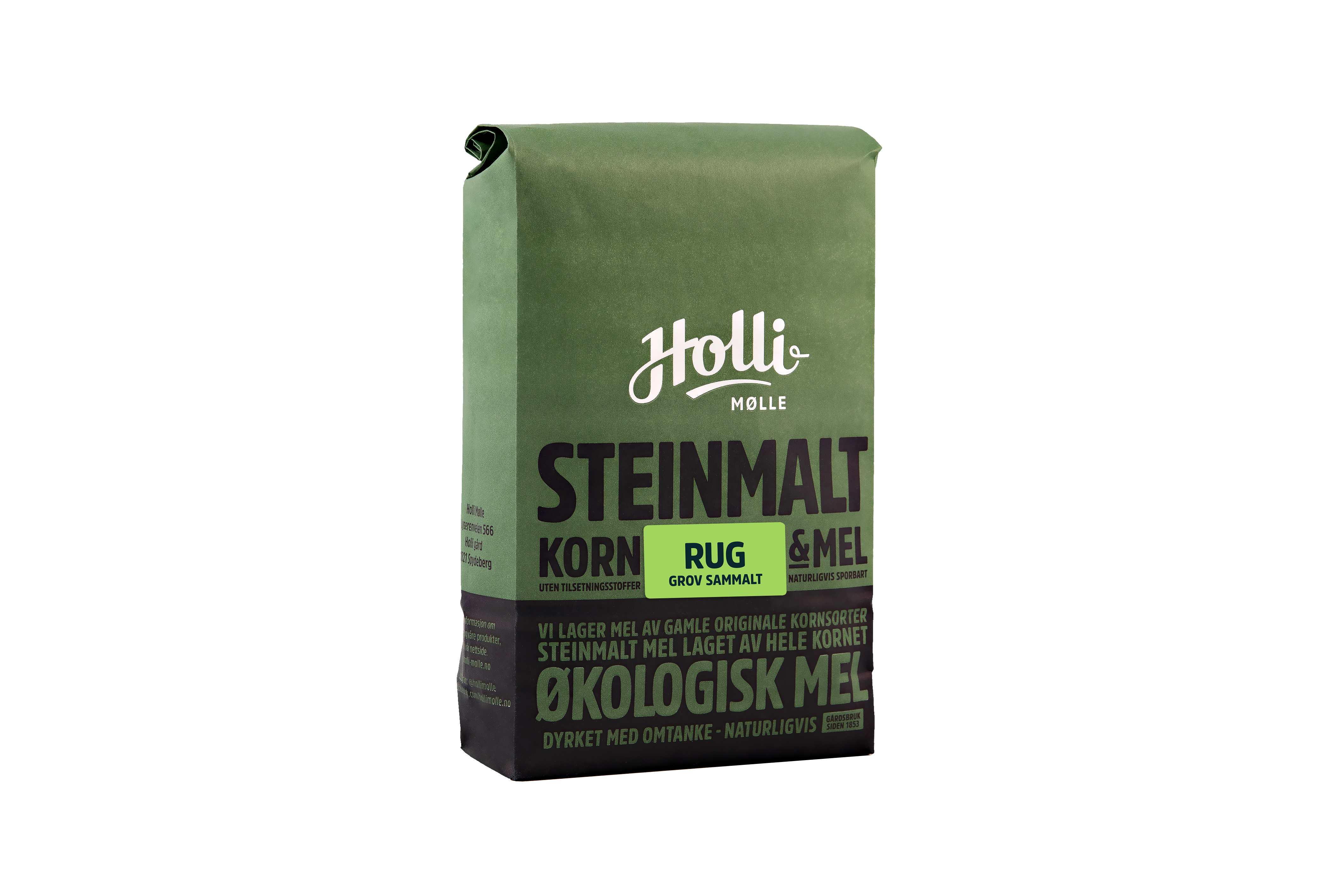 Holli Mølle Økologisk Rug grovmalt