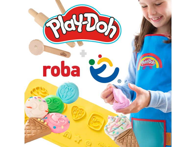 roba Spielset Play-Doh ohne Schürze Kreatives Spiel-Set