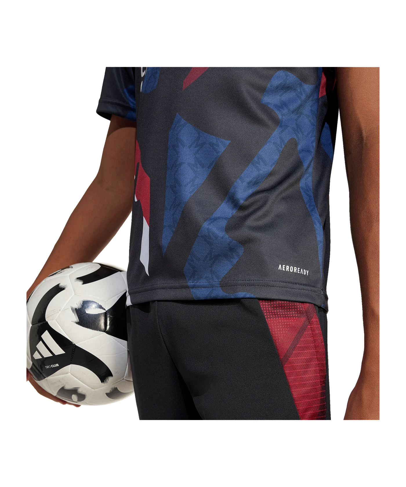 adidas Manchester United Prematch Shirt 2024/2025 Kids Schwarz