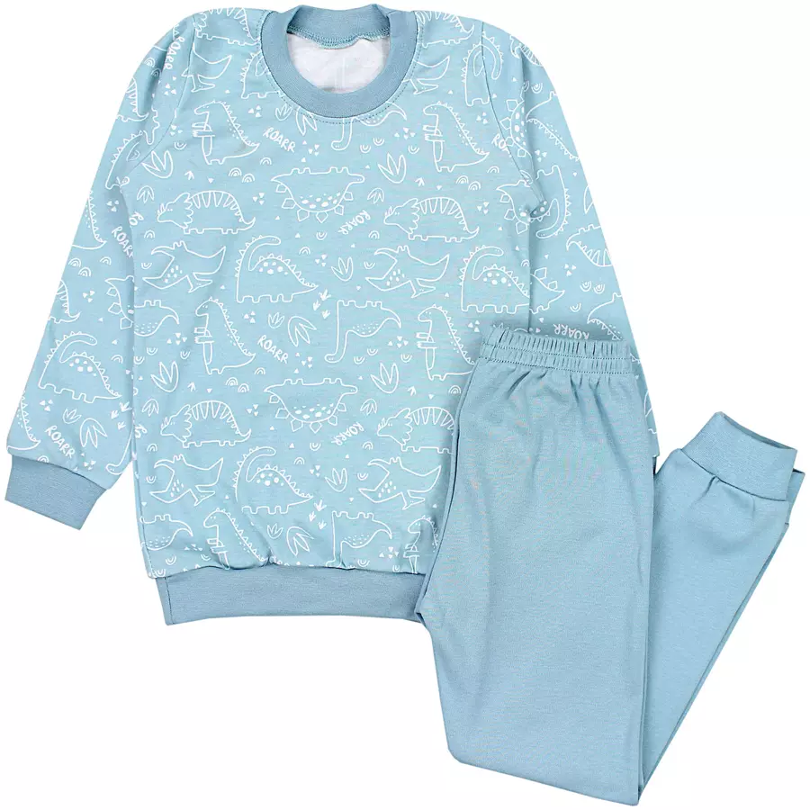TupTam Kinder Jungen Pyjama Set Langarm 2-teilig mint