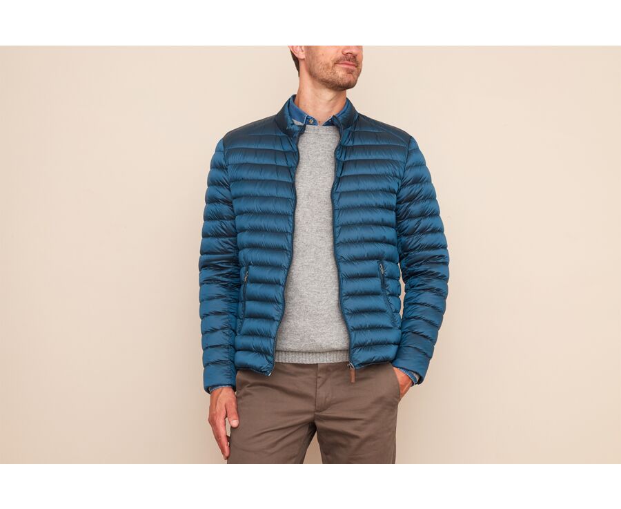 Doudoune hiver homme légère Bleu canard - SVEN III