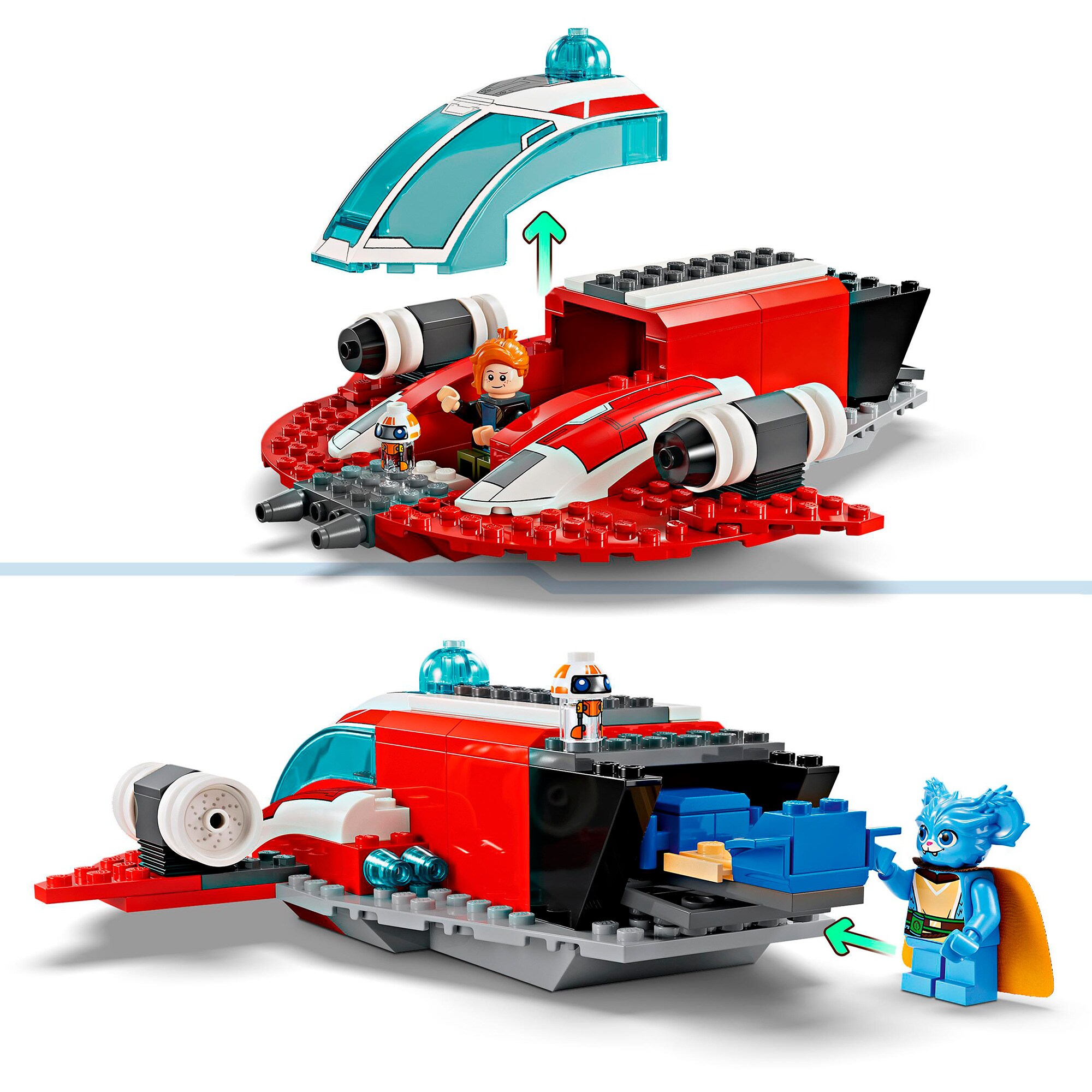 LEGO Konstruktionsspielzeug Star Wars Der Crimson Firehawk
