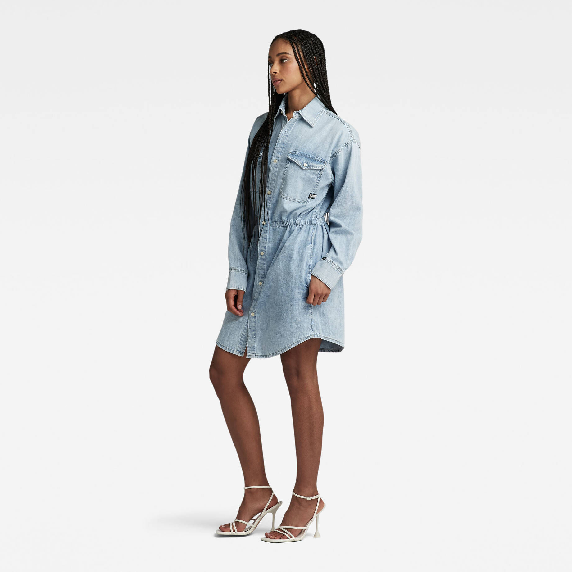 G-Star RAW| Damen Jeanskleid RELAXED DRAWCORD DENIM DRESS
