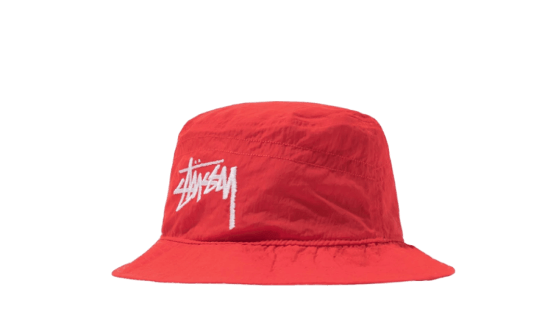 Nike Stussy Bucket Hat Hababero Red