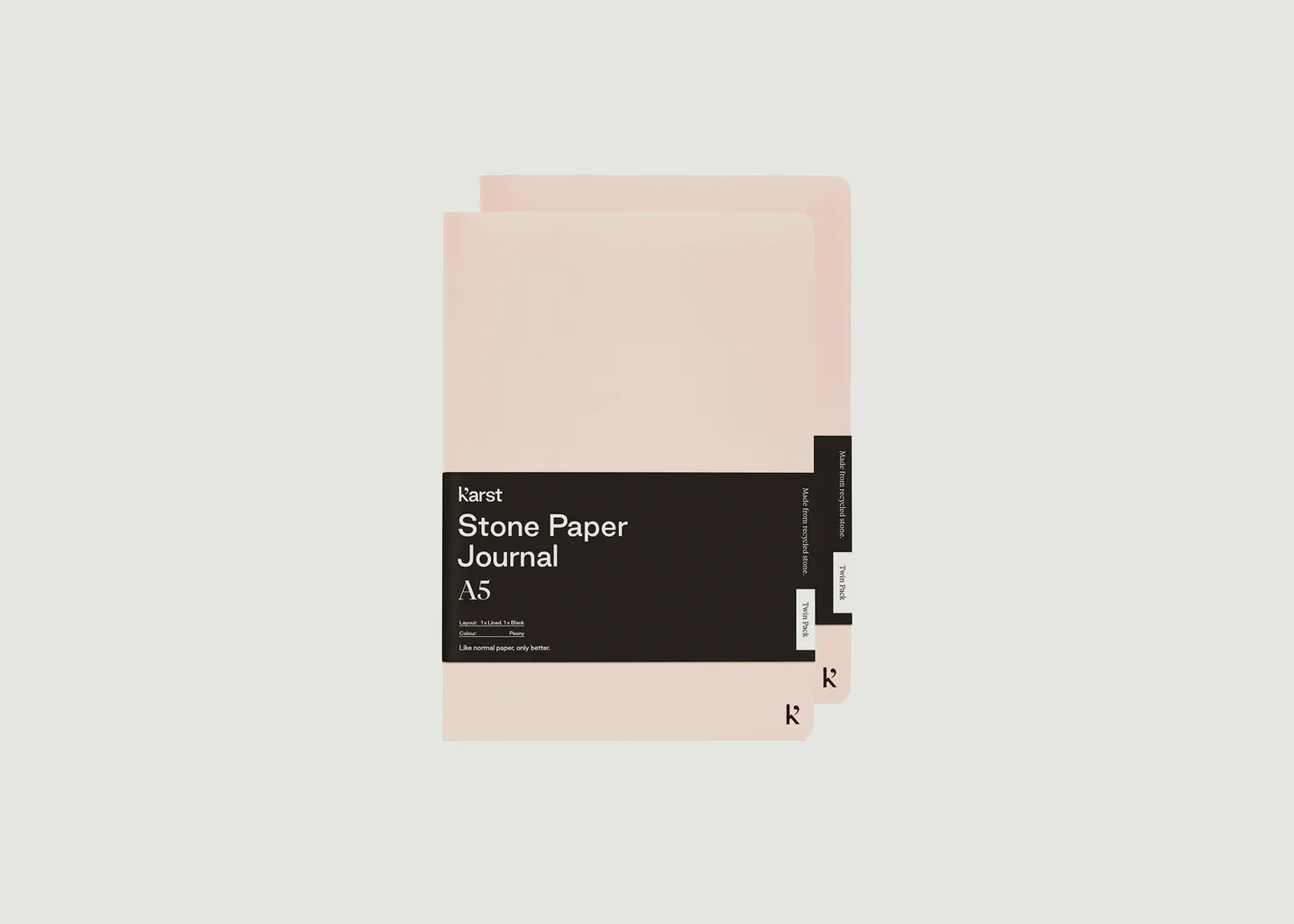 A5 Journal quotidien - Pack de deux Karst Stone Paper