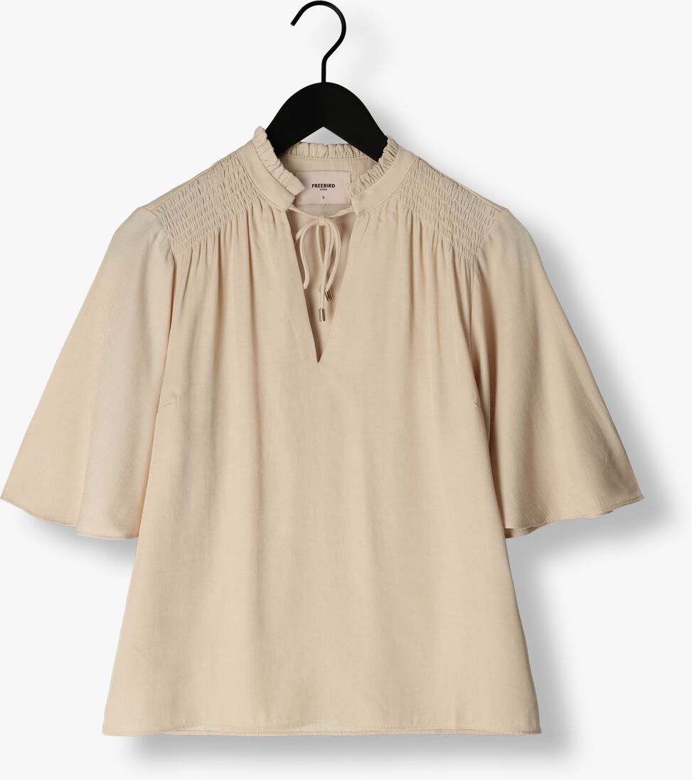 FREEBIRD beige freebird blouse wv-wash-satin-vis-23-1.1