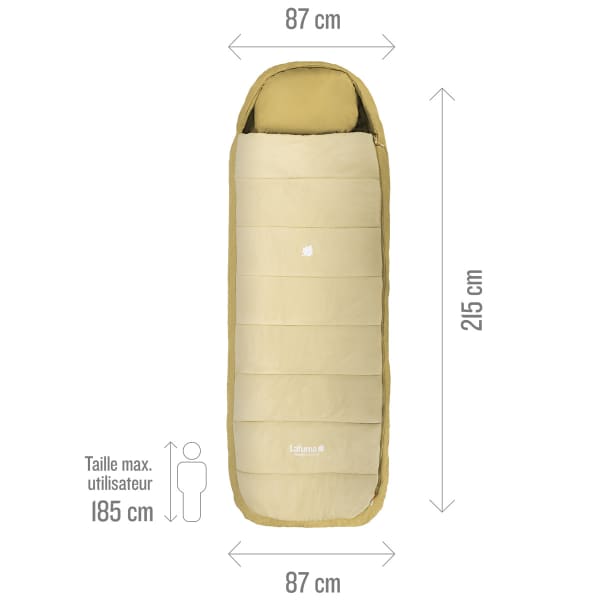 Sac de couchage LAFUMA NUNAVUT ORGA LIGHT SESAME