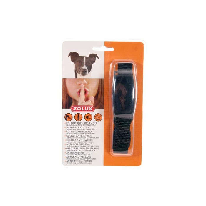 Collier anti-aboiement sonore ou vibrations