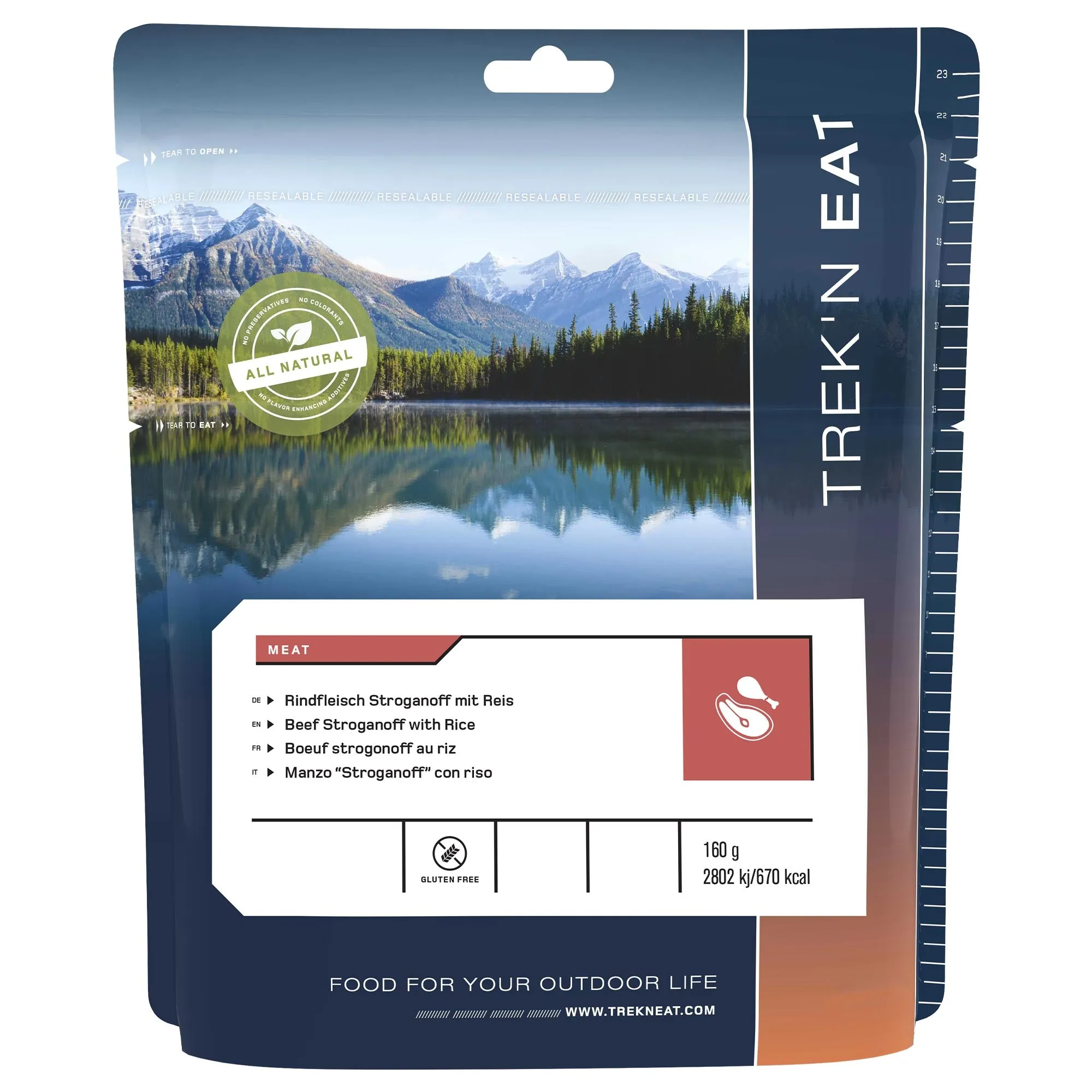 Trek’n Eat -  Rindfleisch Stroganoff mit Reis